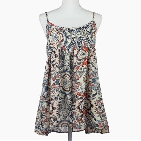living doll Tops - LIVING DOLL | Paisley Print Sleeveless Top